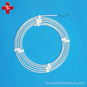 Fil guide d&#39;angiographie cardiaque enduit de PTFE jetable